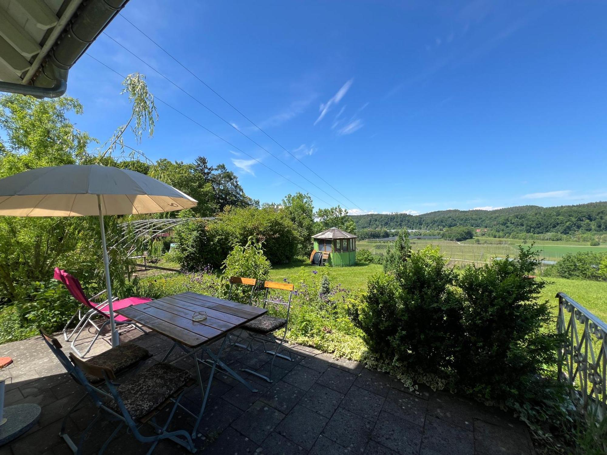 Einzigartiger Panoramablick, Bodensee Und Messe In Der Naehe Tettnang Exterior photo